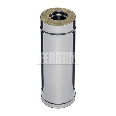 Сэндвич FERRUM 0,5м (430/0,8мм + нерж.) Ф200х280